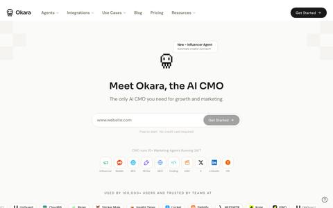 Okara - The AI CMO — screenshot