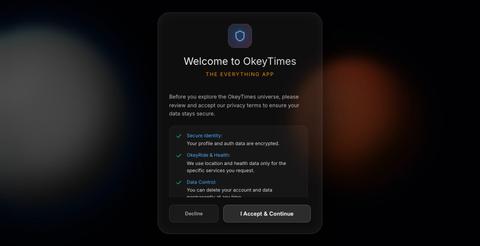 OkeyTimes — The Everything App | Social, Ride-Hailing, AI & Games — screenshot