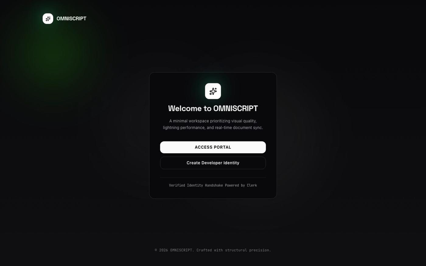 OMNISCRIPT — screenshot
