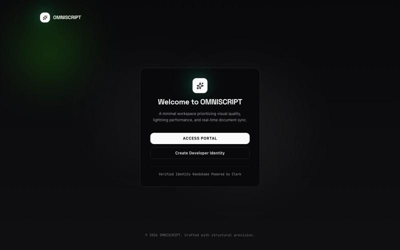 OMNISCRIPT — screenshot