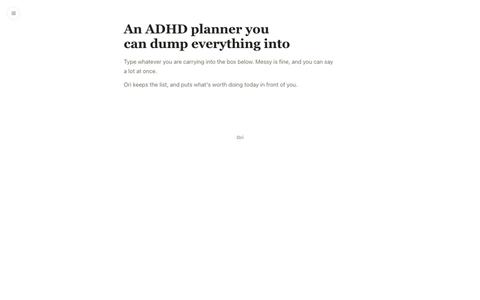 One Thing at a Time | ADHD planner that hides the pile — screenshot