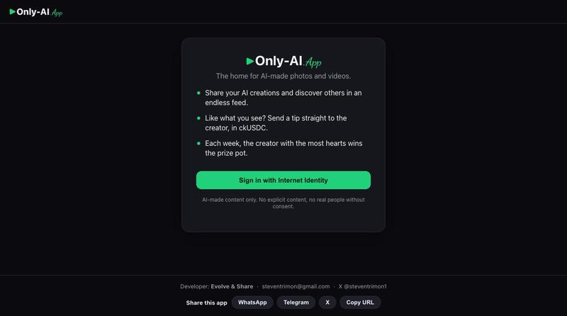 Only AI — screenshot