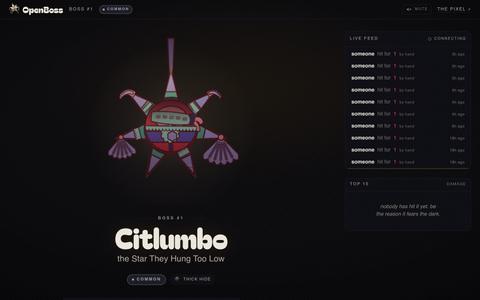 Citlumbo, the Star They Hung Too Low · 1,482 / 1,500 HP — screenshot
