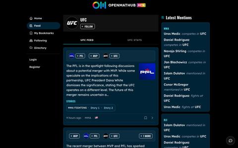 UFC - OpenMatHub — screenshot