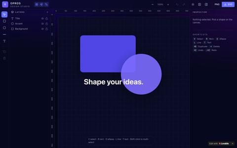 Opros app — screenshot