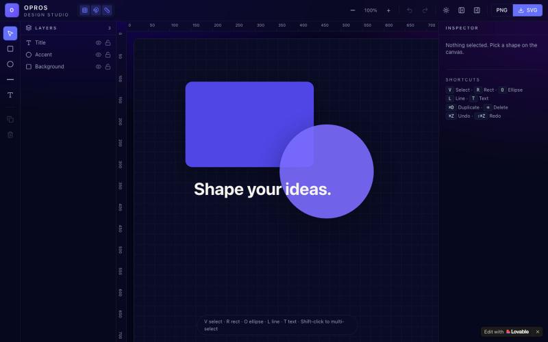 Opros app — screenshot
