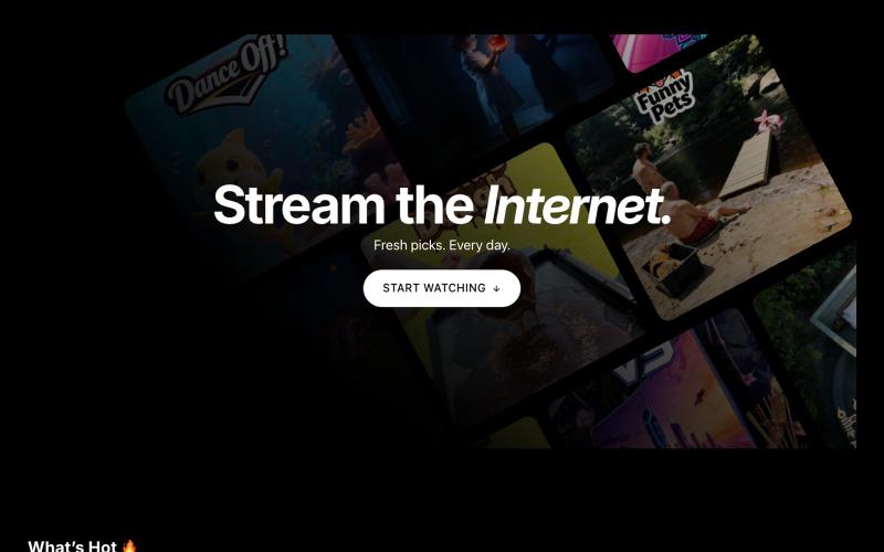 Orange Monkey - Stream the Internet — screenshot