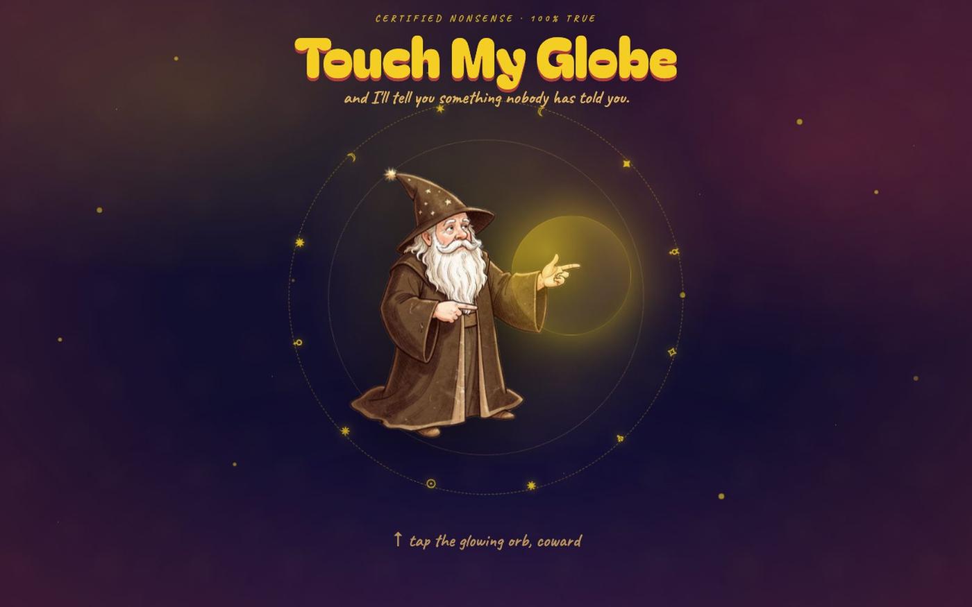 The Wizard's Globe — Strange Truths — screenshot