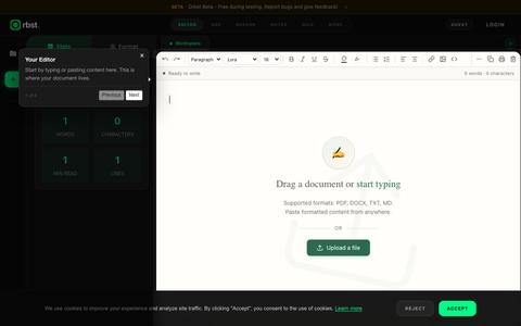Orbst - AI Document Assistant | Your Ultimate Study Engine — screenshot