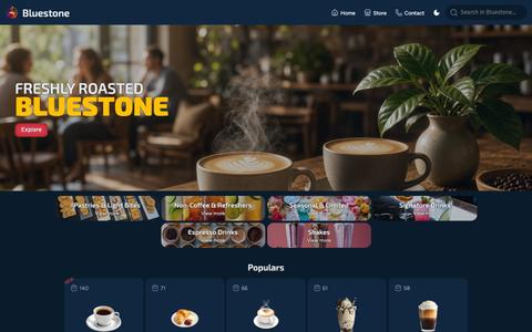 Welcome To The Bluestone | Place & track your order easily — screenshot