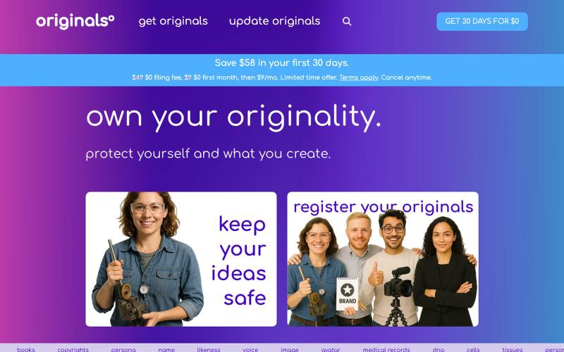 Originalso — screenshot