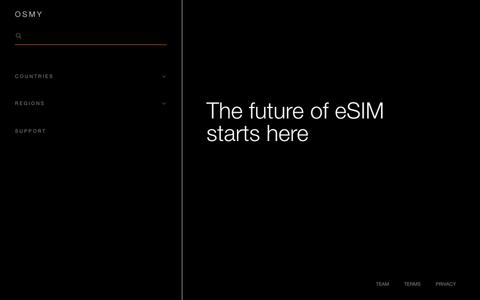 OSMY | eSIM Future Starts Here — screenshot