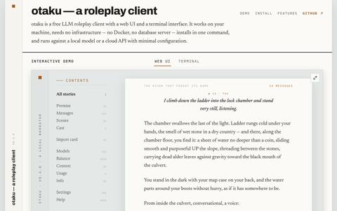 otaku — a roleplay client — screenshot