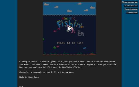 Realistic Fishin' by Owen Goss — screenshot