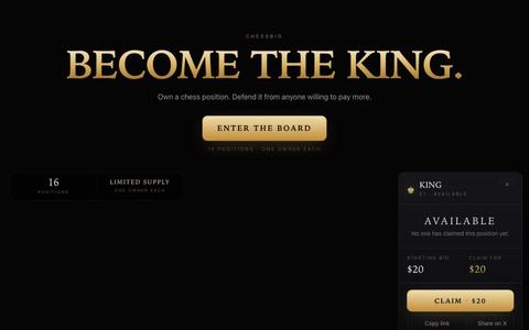 King is available | ChessBid — screenshot