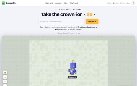 Outpaid — screenshot