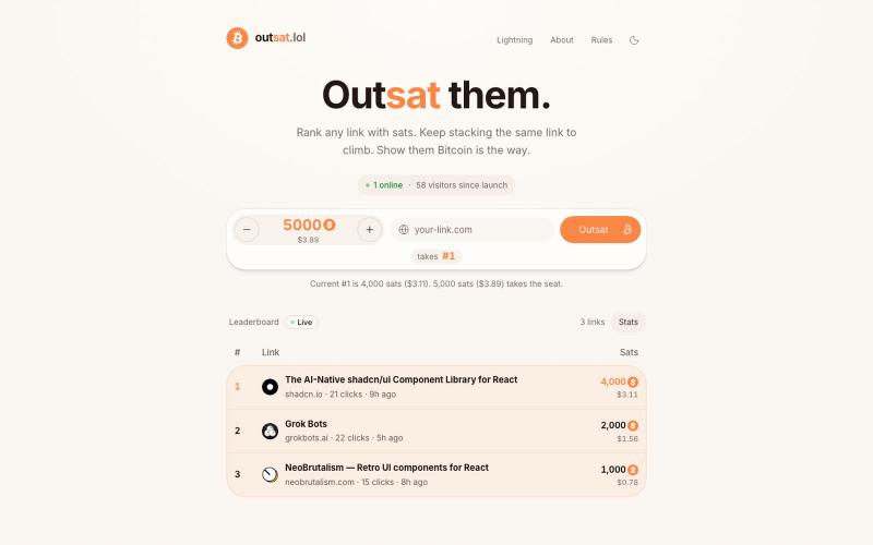 Outsat them. — screenshot