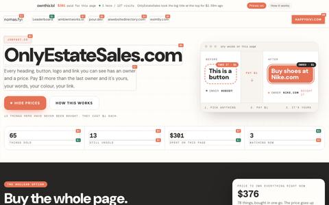OWNTHIS.LOL, buy anything on this page — screenshot