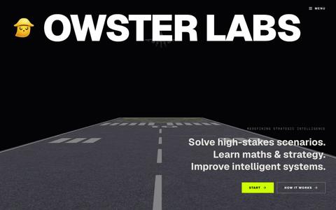 OwsterLabs – Mission-Based Math & Physics Learning Platform — screenshot