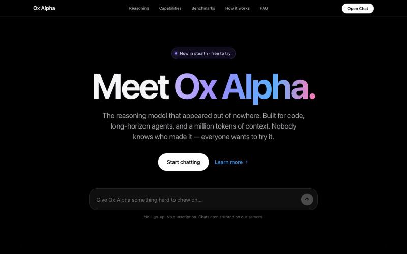 Ox Alpha — screenshot