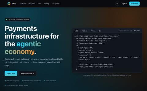 paid-trustfabric — screenshot
