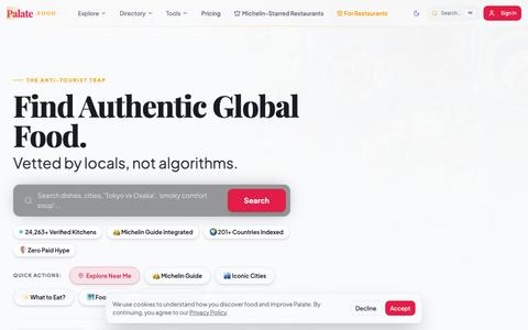 Palate.FOOD — Authentic Food Discovery | Palate.FOOD — screenshot
