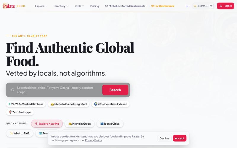 Palate.FOOD — Authentic Food Discovery | Palate.FOOD — screenshot
