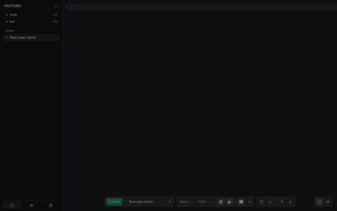 Pastehex — screenshot