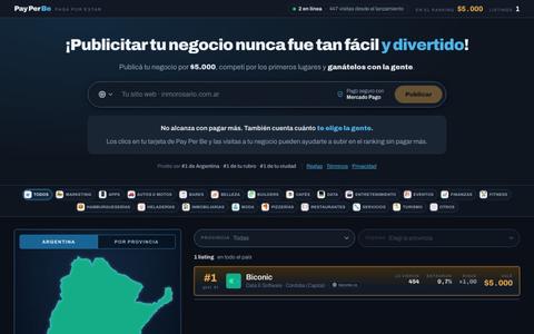 Pay Per Be — el ranking de empresas de Argentina — screenshot