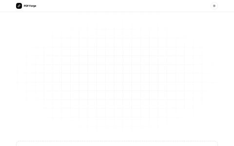 PDF Forge — Create PDFs from Anything — screenshot
