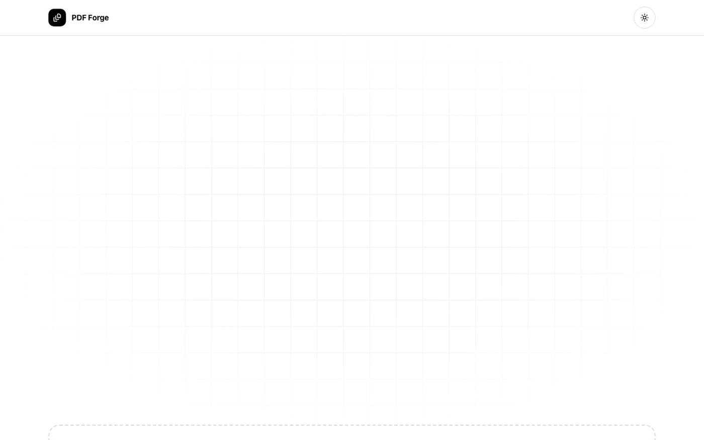PDF Forge — Create PDFs from Anything — screenshot