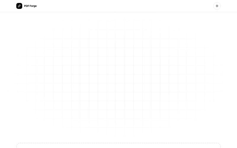 PDF Forge — Create PDFs from Anything — screenshot