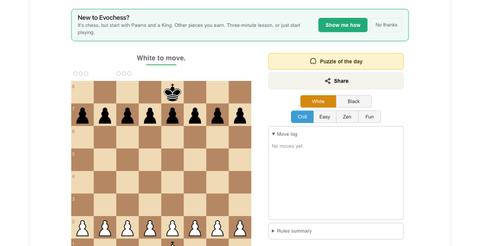 EvoChess! — screenshot