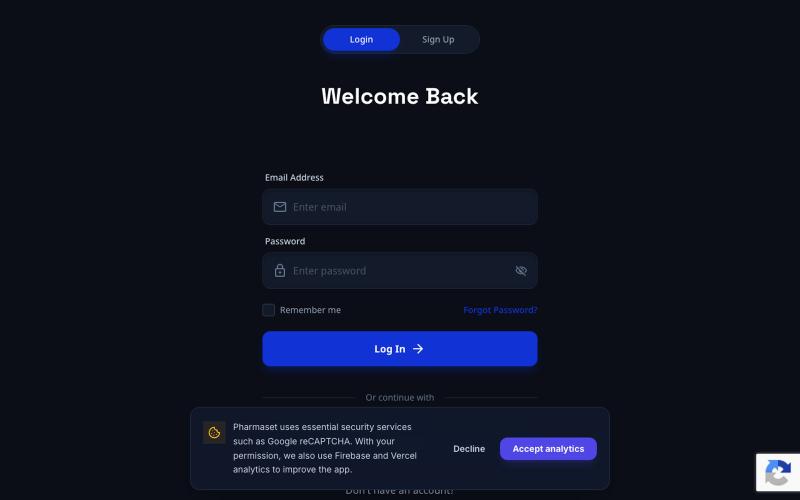 Pharmaset – AI-Powered Pharmacy Learning Platform — screenshot