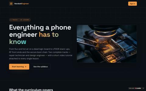 Phone wold — Learn Phone Hardware & Software Engineering — screenshot