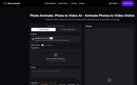 Photo Animate - Photo to Video AI | Bring Photos to Life — screenshot