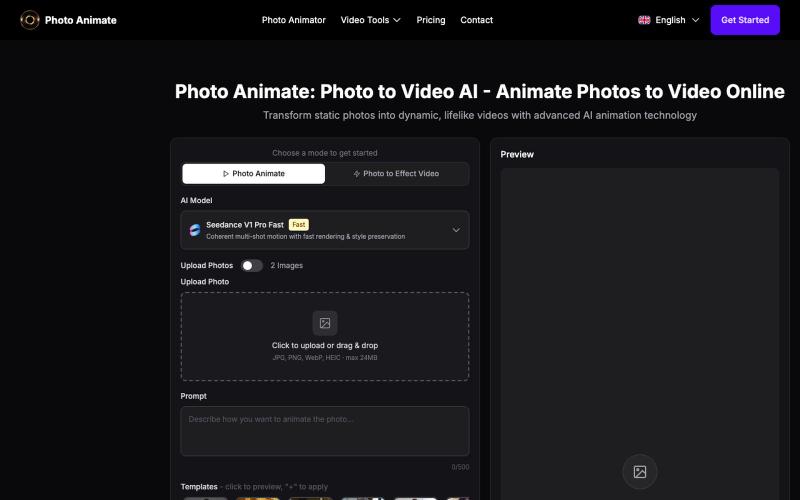 Photo Animate - Photo to Video AI | Bring Photos to Life — screenshot
