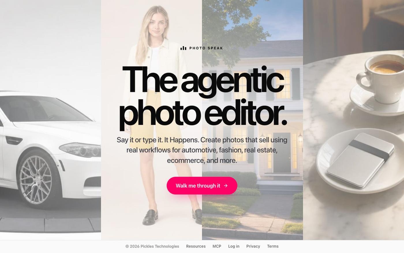 Photo Speak — The Agentic Photo Editor — screenshot