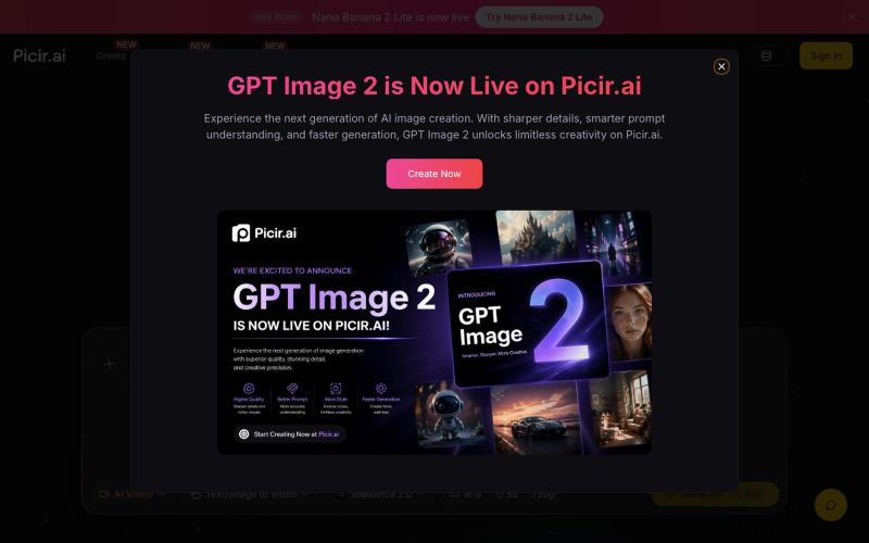 Picir AI – AI Video & Image Generator — screenshot