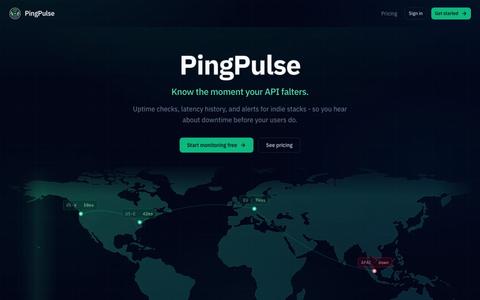 PingPulse — screenshot