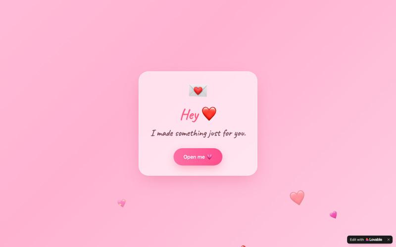 Will you go on a date with me? 💕 — screenshot