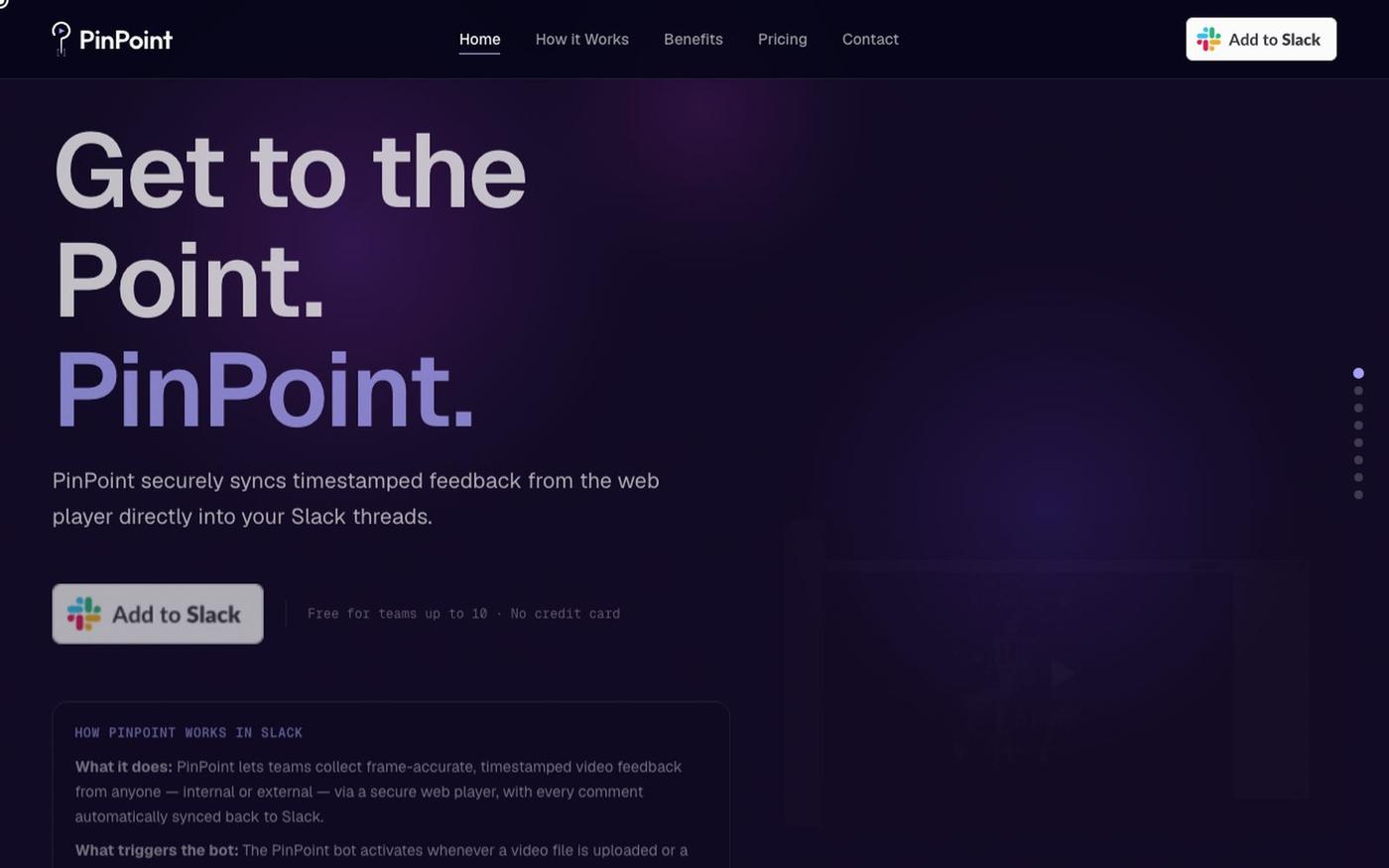Get to the Point. PinPoint — screenshot