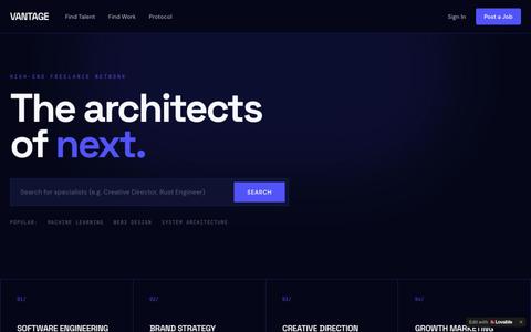 PITCHBOOK INC — Hire the world's elite digital craftsmen — screenshot