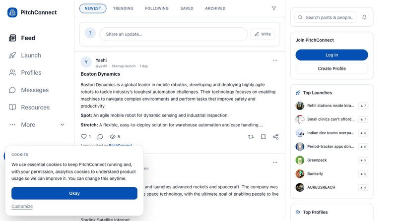 PitchConnect — Business Matchmaking for India — screenshot