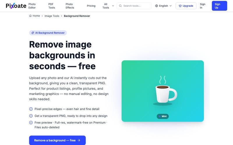 Background Remover - Remove Background from Image Free (AI) — screenshot