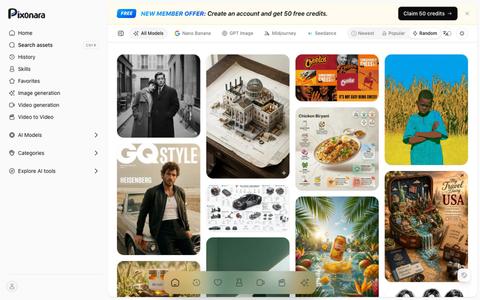 Pixonara | Free GPT Image & Nano Banana Prompts Gallery — screenshot