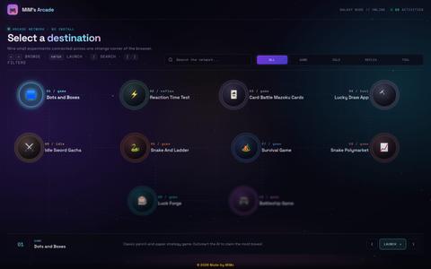 MiM's Arcade — screenshot