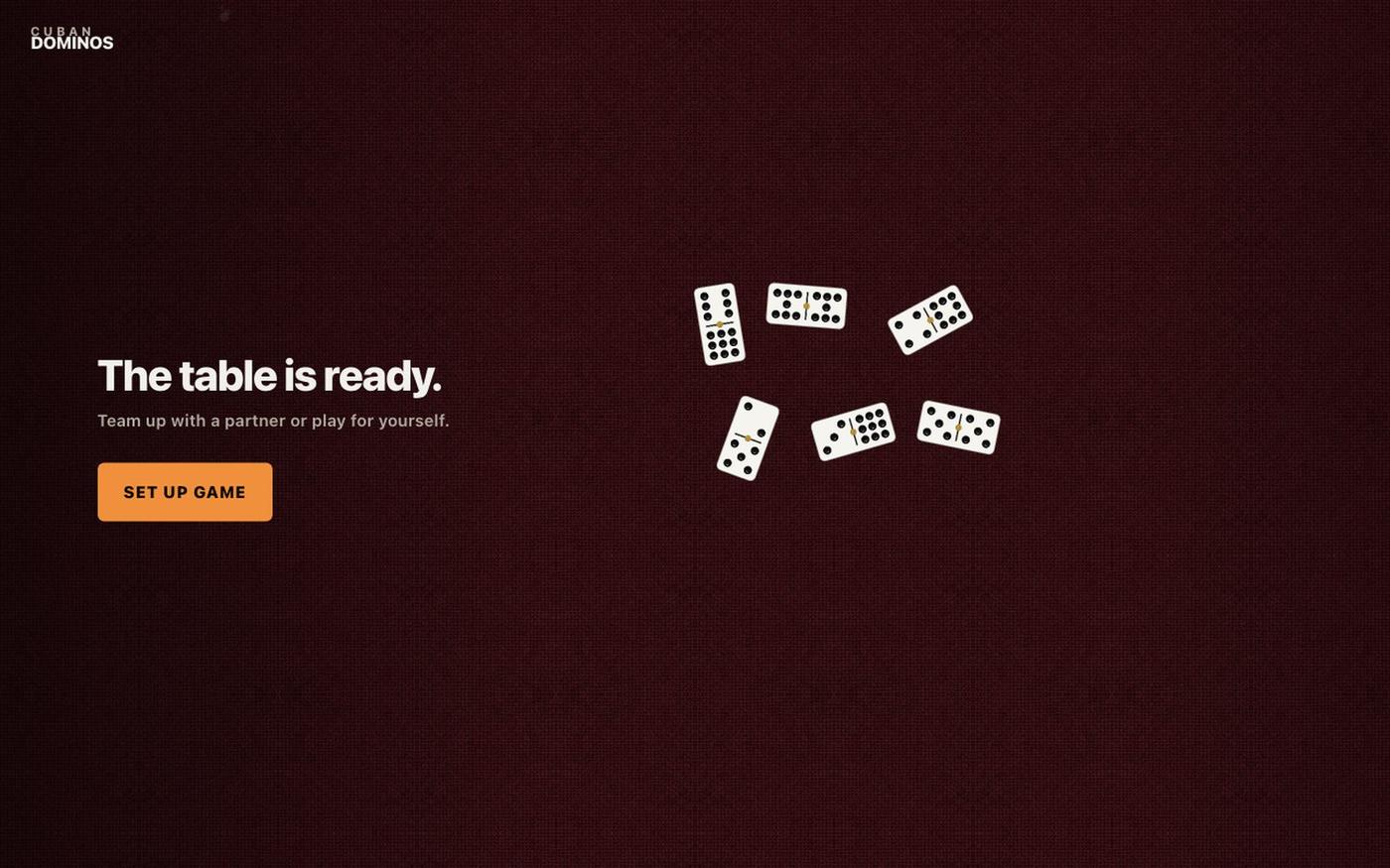 Cuban Dominoes — screenshot