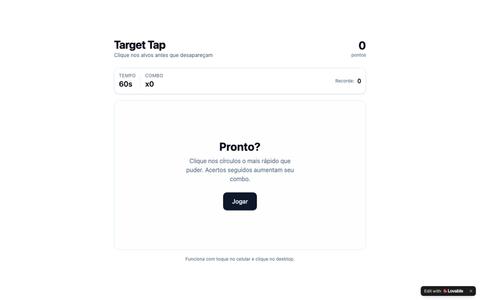 Target Tap - Jogo Arcade Casual — screenshot