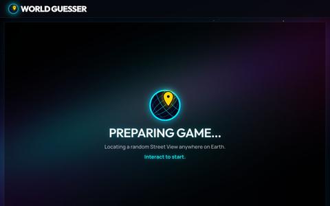 Play World Guesser Online — Free Geography Guessing Game — screenshot